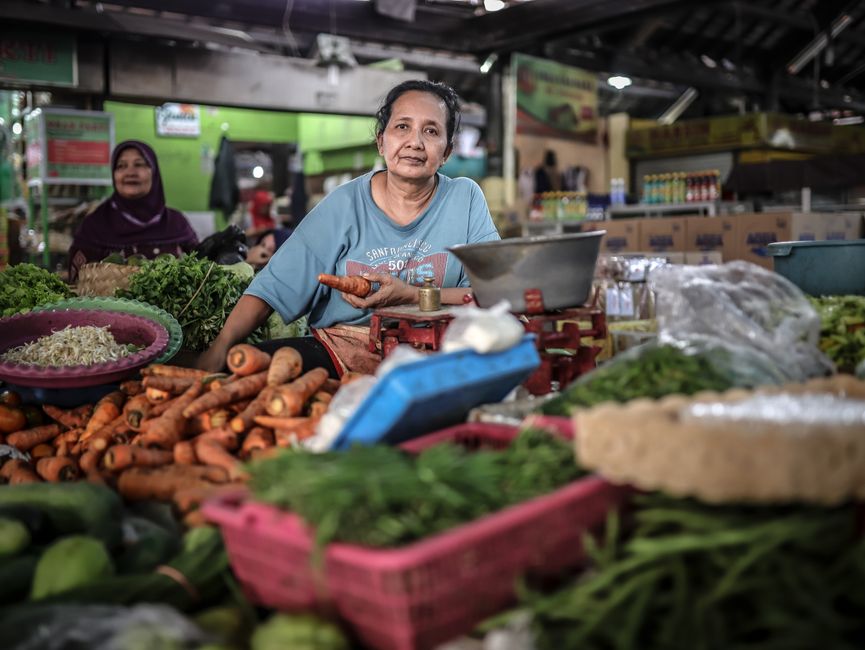 Oleh-oleh di pasar tradisional Jogja
